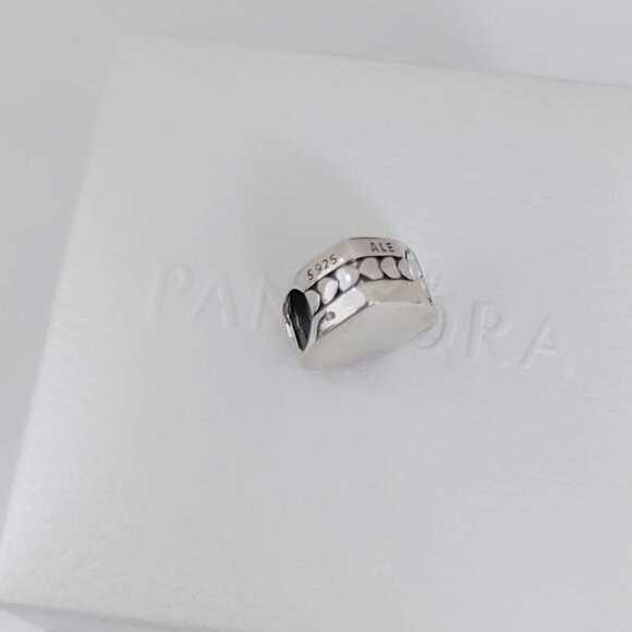 Pandora Toutes mes Felicitations Celebration Heart Charm Bead Pendant S925 ALE - Picture 4 of 6